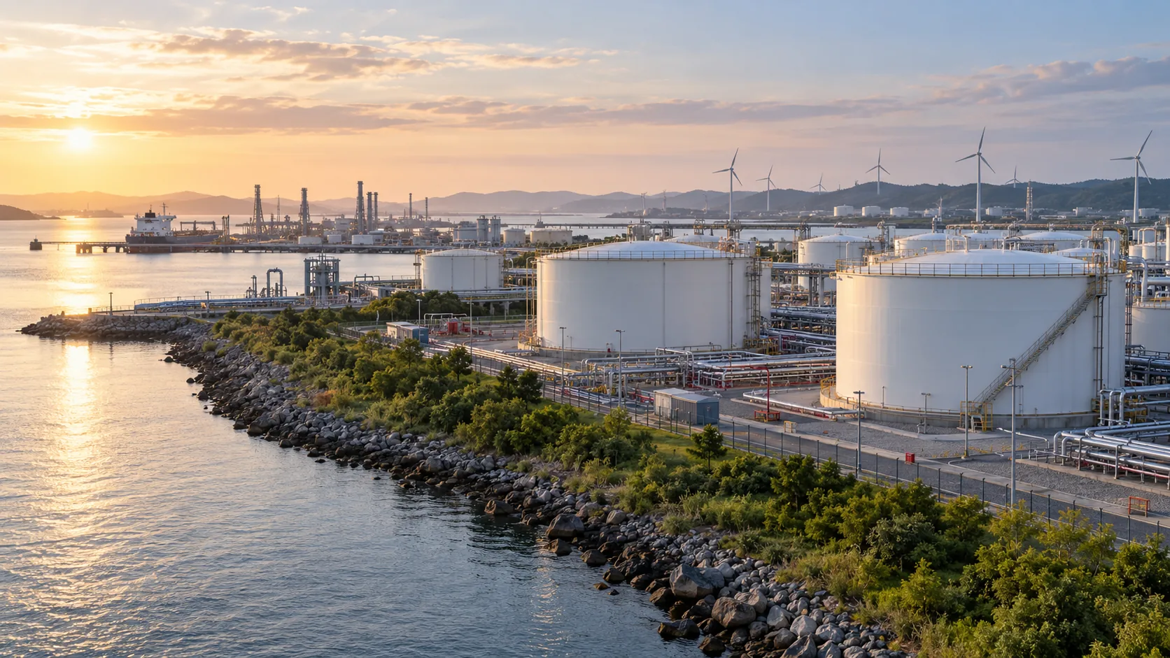 Infraestructura de almacenamiento y logística energética